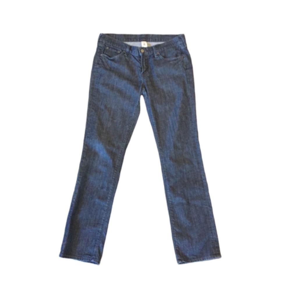 Lucky Brand Zoe Straight Dark Blue Jeans
